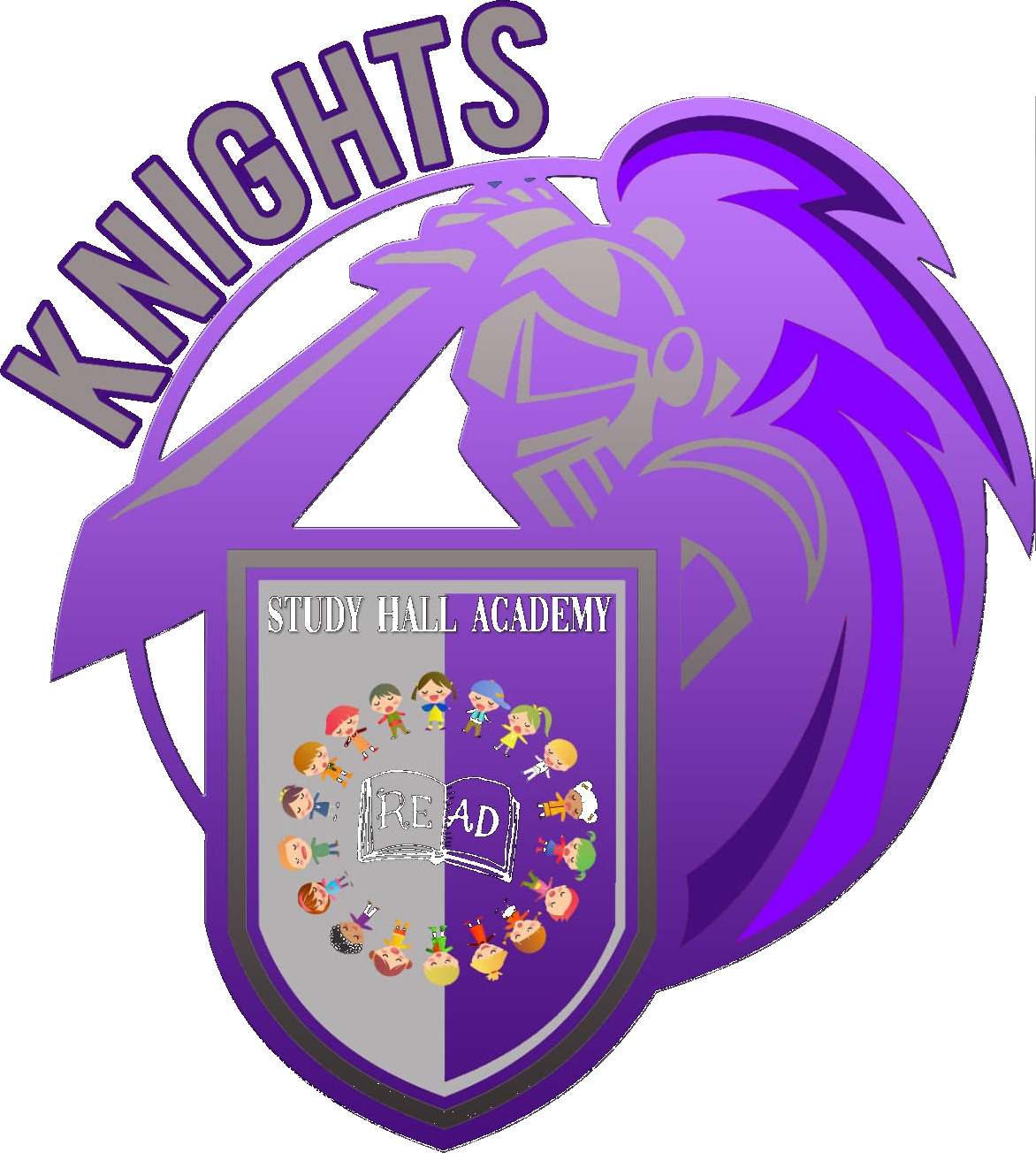 The Study Hall Academy Knight mascot